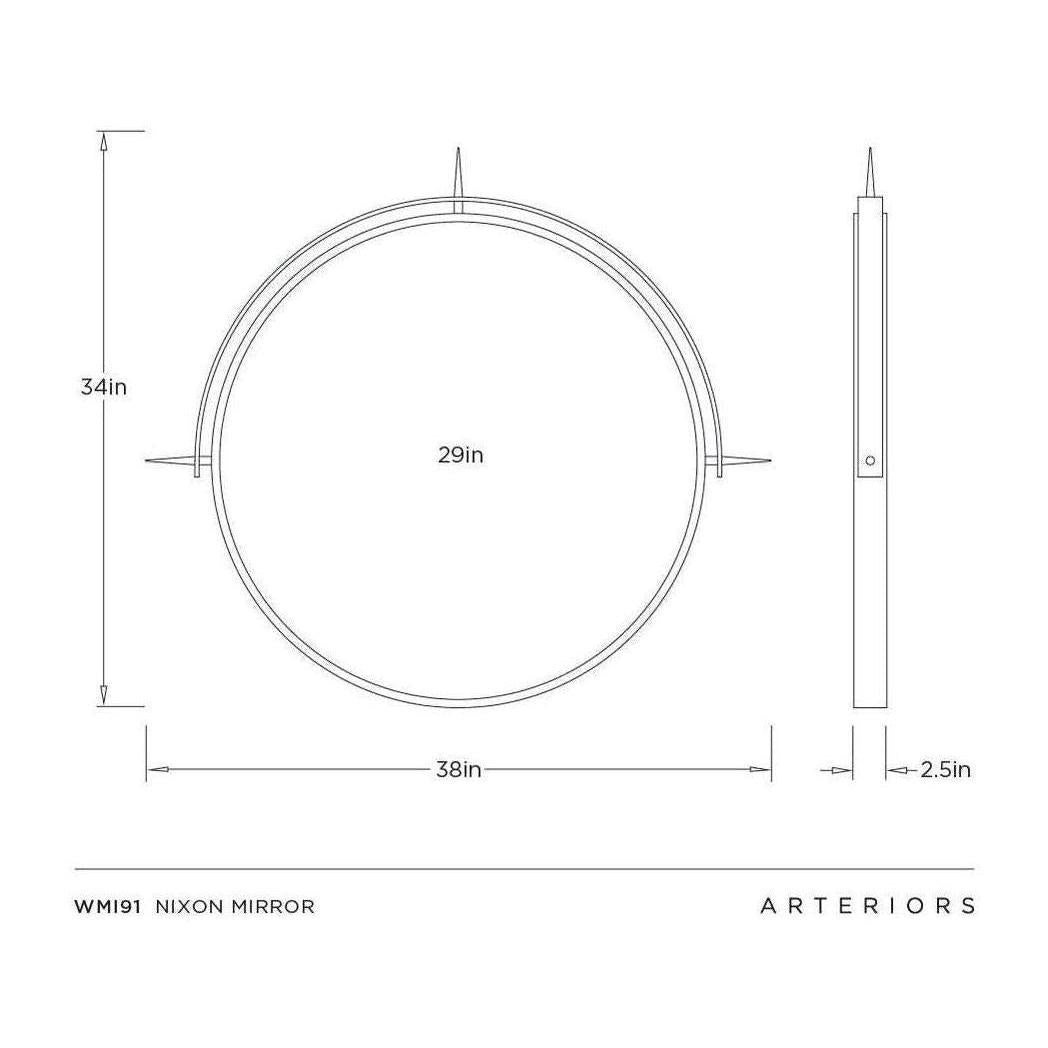 Arteriors Nixon Mirror
