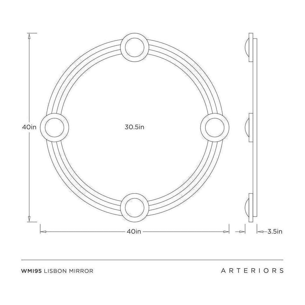 Arteriors Lisbon Mirror