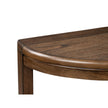 Magnussen Home Connolly Brown Demilune Sofa Table