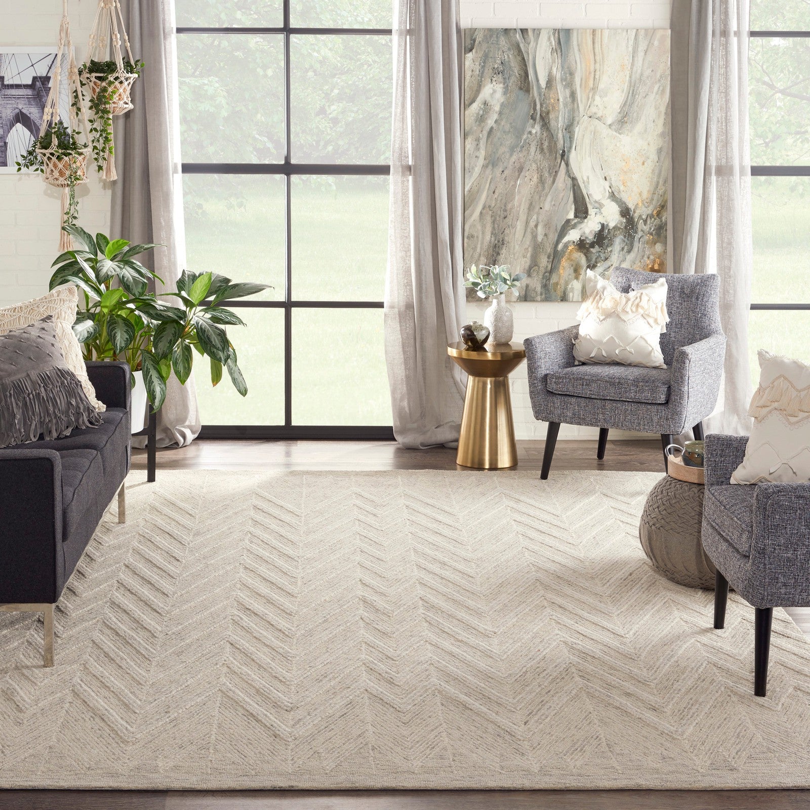 Nourison Interlock ITL04 Modern Indoor Rug