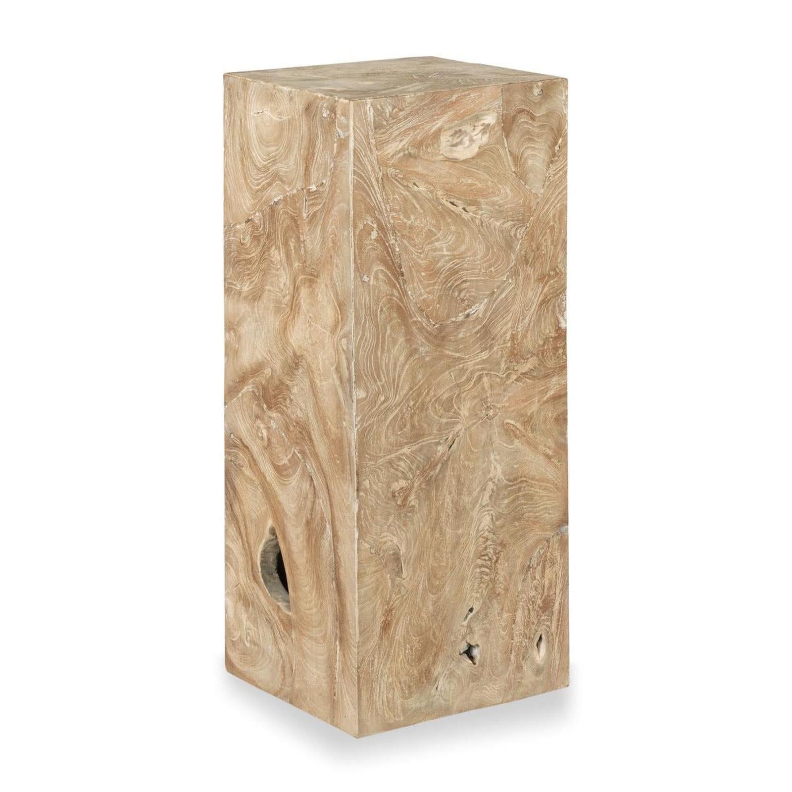 Woodbridge Furniture Teak Cube Pedestal - 36