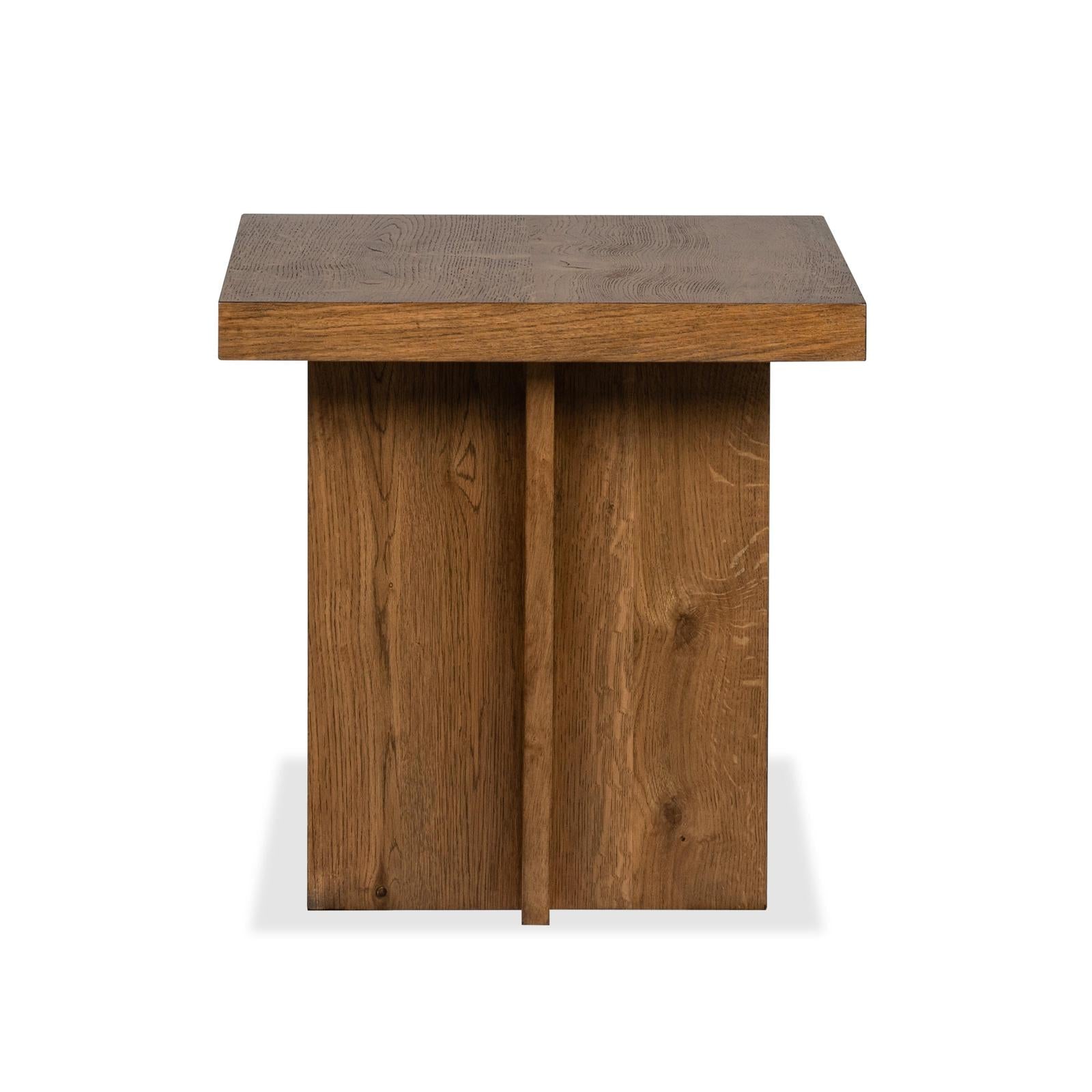 Magnussen Home Marcel Brown Rectangular End Table