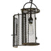 BOBO Intriguing Objects by Hooker Furniture Dye Basket Pendant Light with Wrought Iron Accents