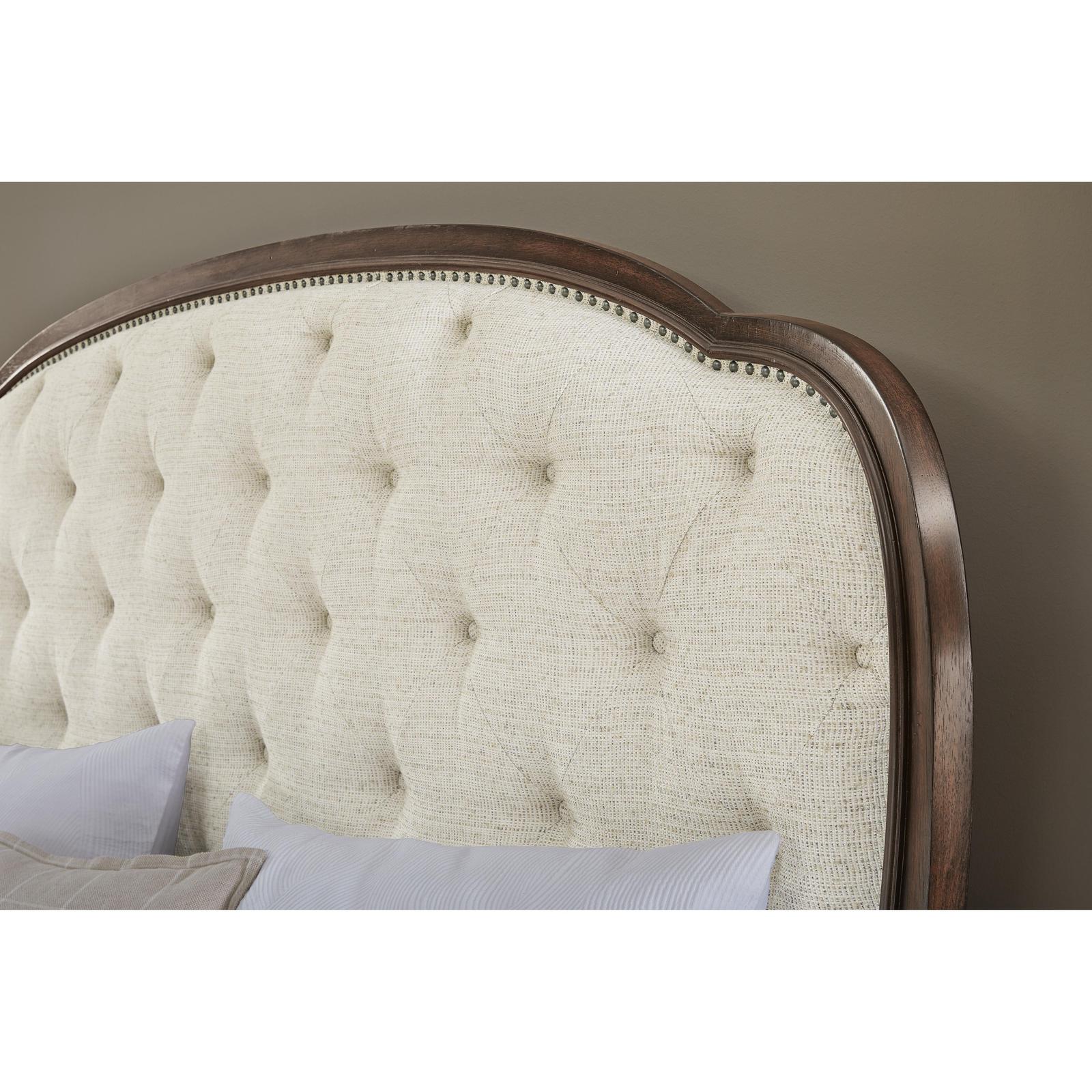 Pulaski Saddle Creek Timber Brown Upholstered Bed