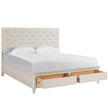 Universal Furniture Birchaven Panel Upholstered Storage Bed