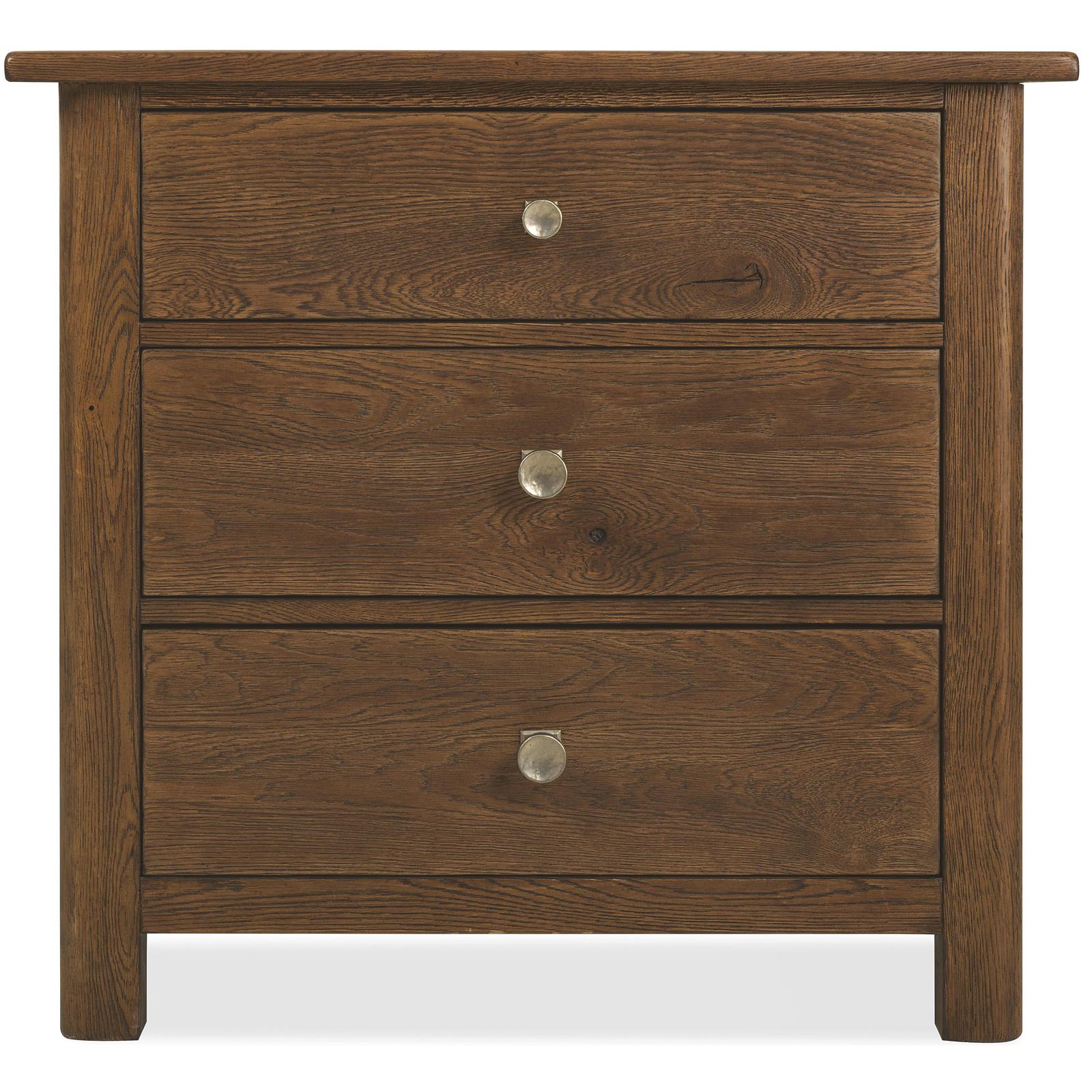 Hooker Furniture Driftwood Three-Drawer Nightstand