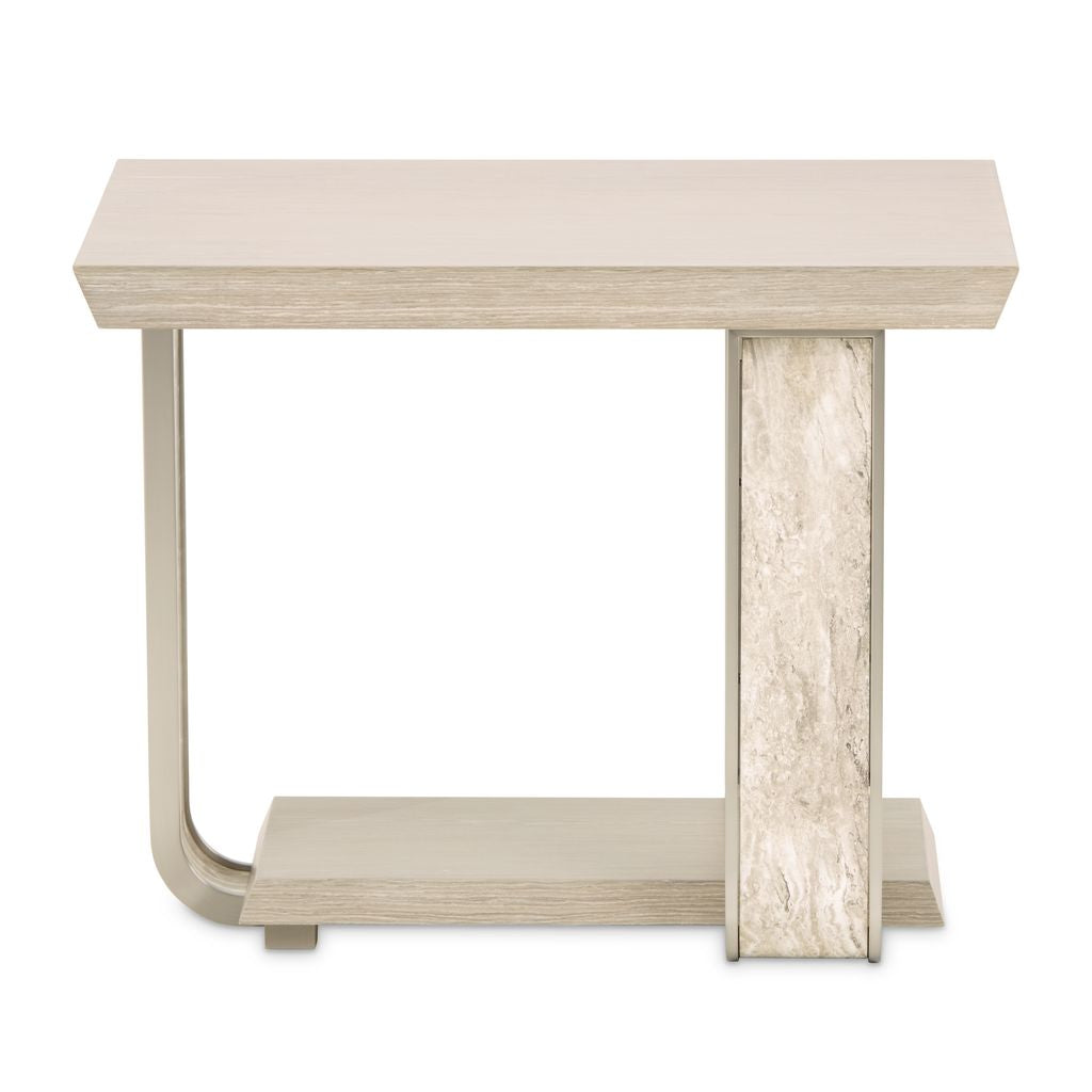 Michael Amini Lotus Bay End Table - Sand