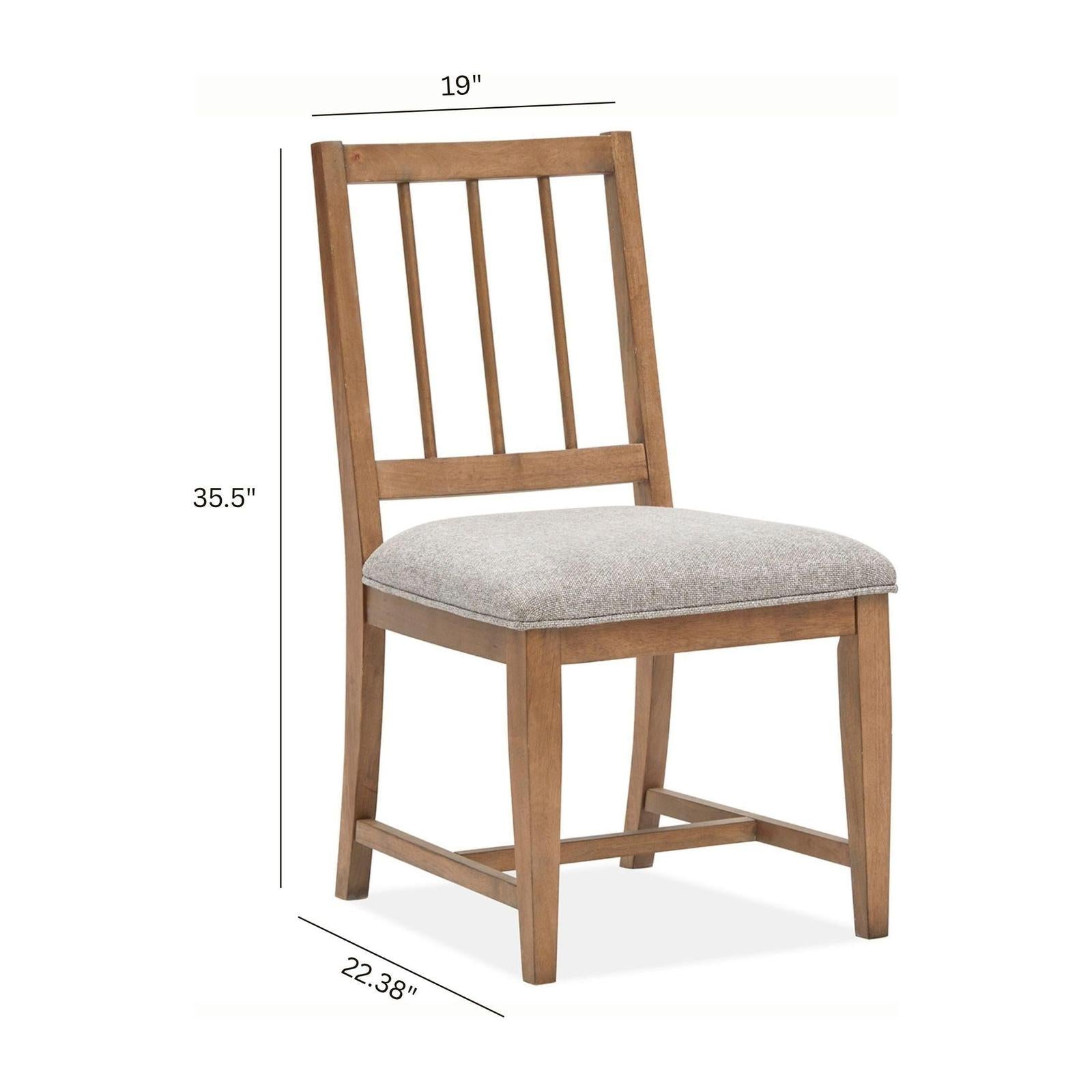 Magnussen Home Lindon Belgian Wheat Side Chair Set of 2