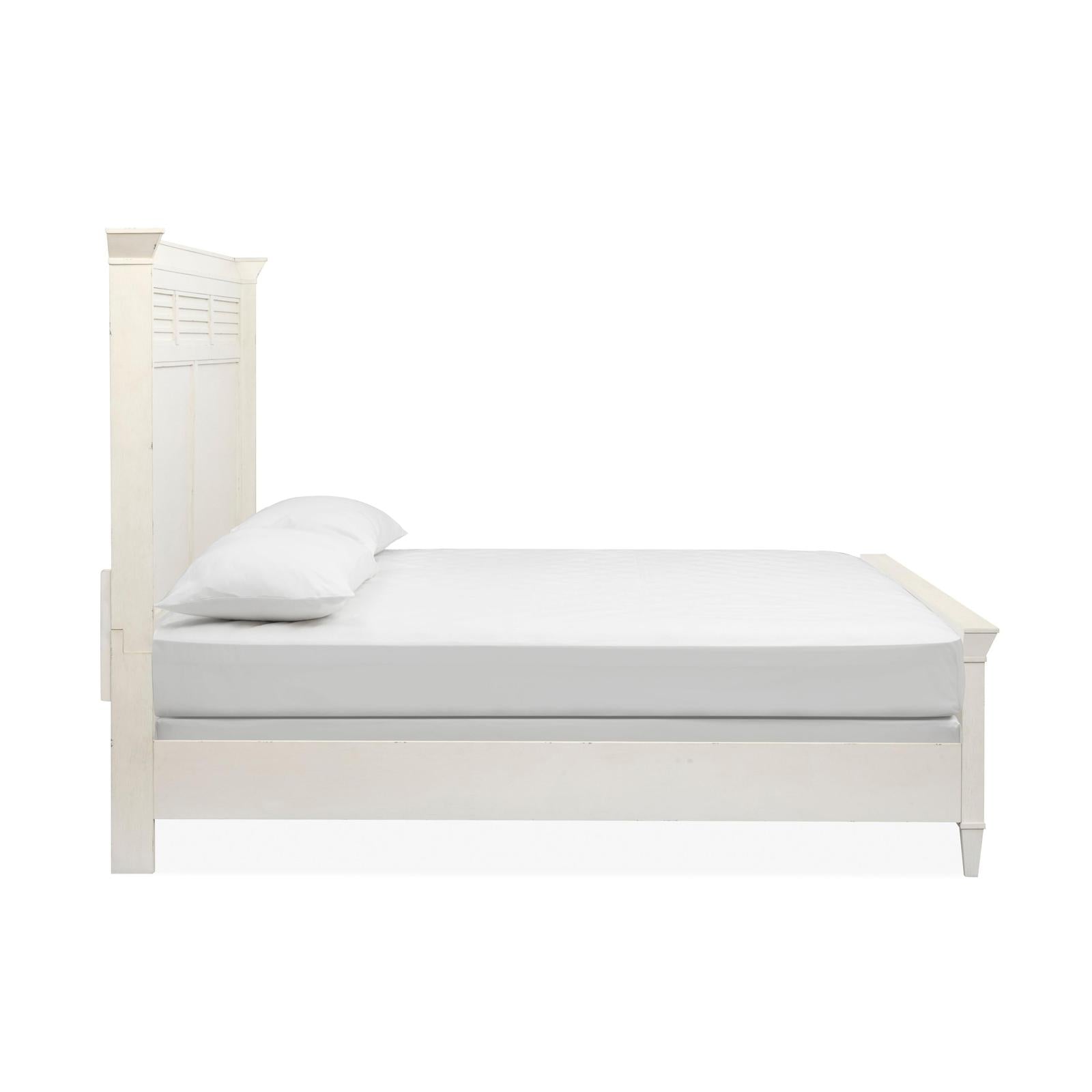 Salt Life Home Echo Isles Sea Pearl and Driftwood California King Classic Panel Bed