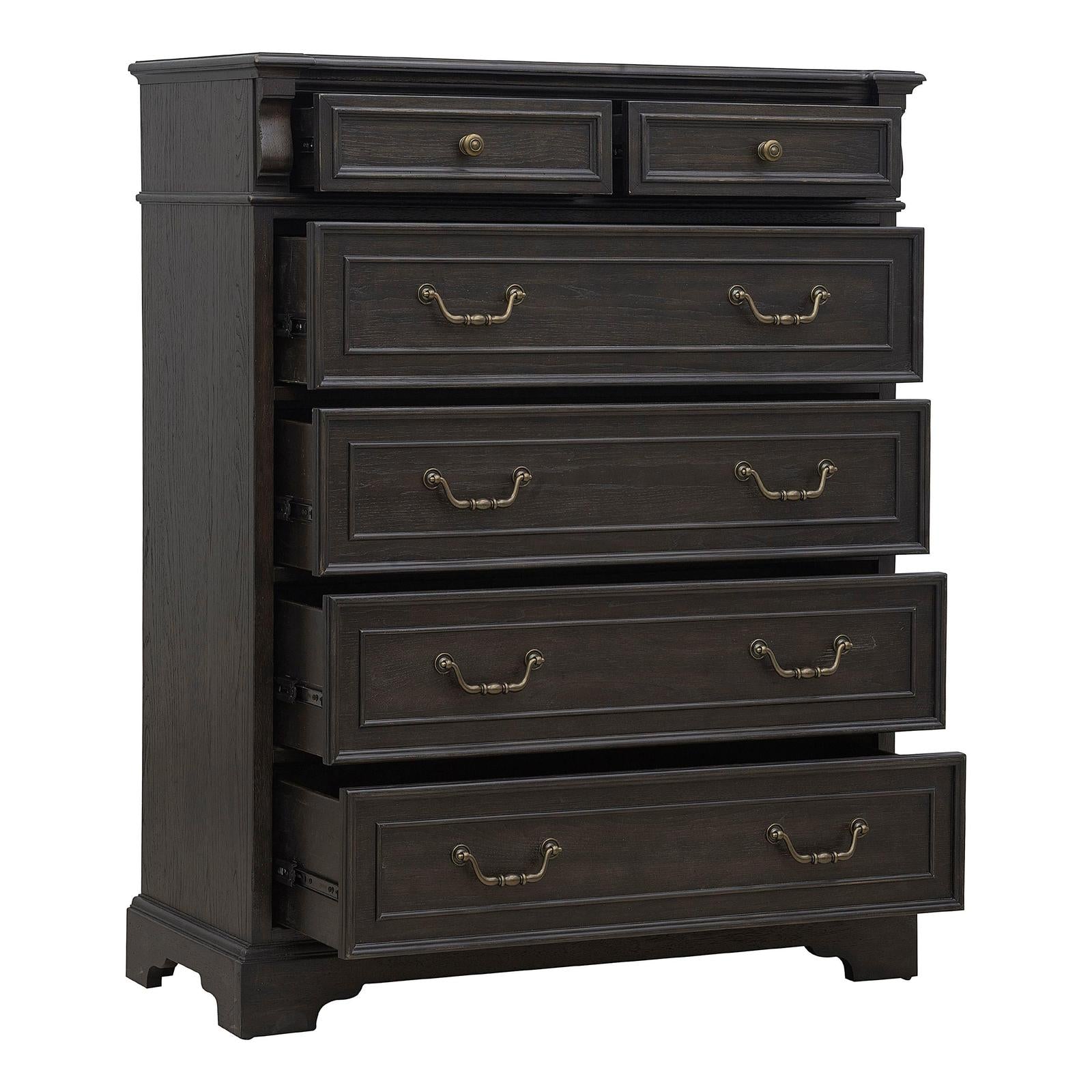 Pulaski Furniture Hickory Creek Brown Velvet 6 Drawer Chest