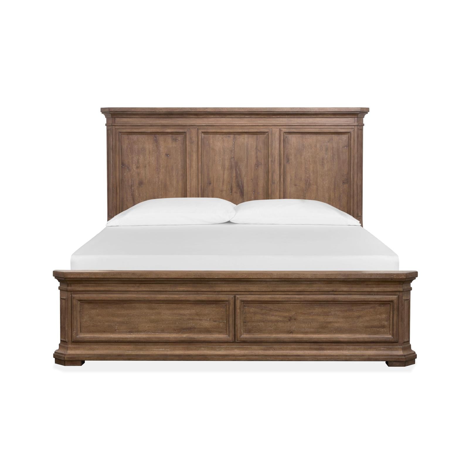 Magnussen Home Adler Court Florentine Walnut Panel Bed