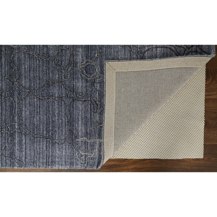 Feizy Whitton 8892F Modern Abstract Rug in Gray/Blue