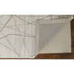 Feizy Whitton 8894F Modern Abstract Rug in Ivory/Gray
