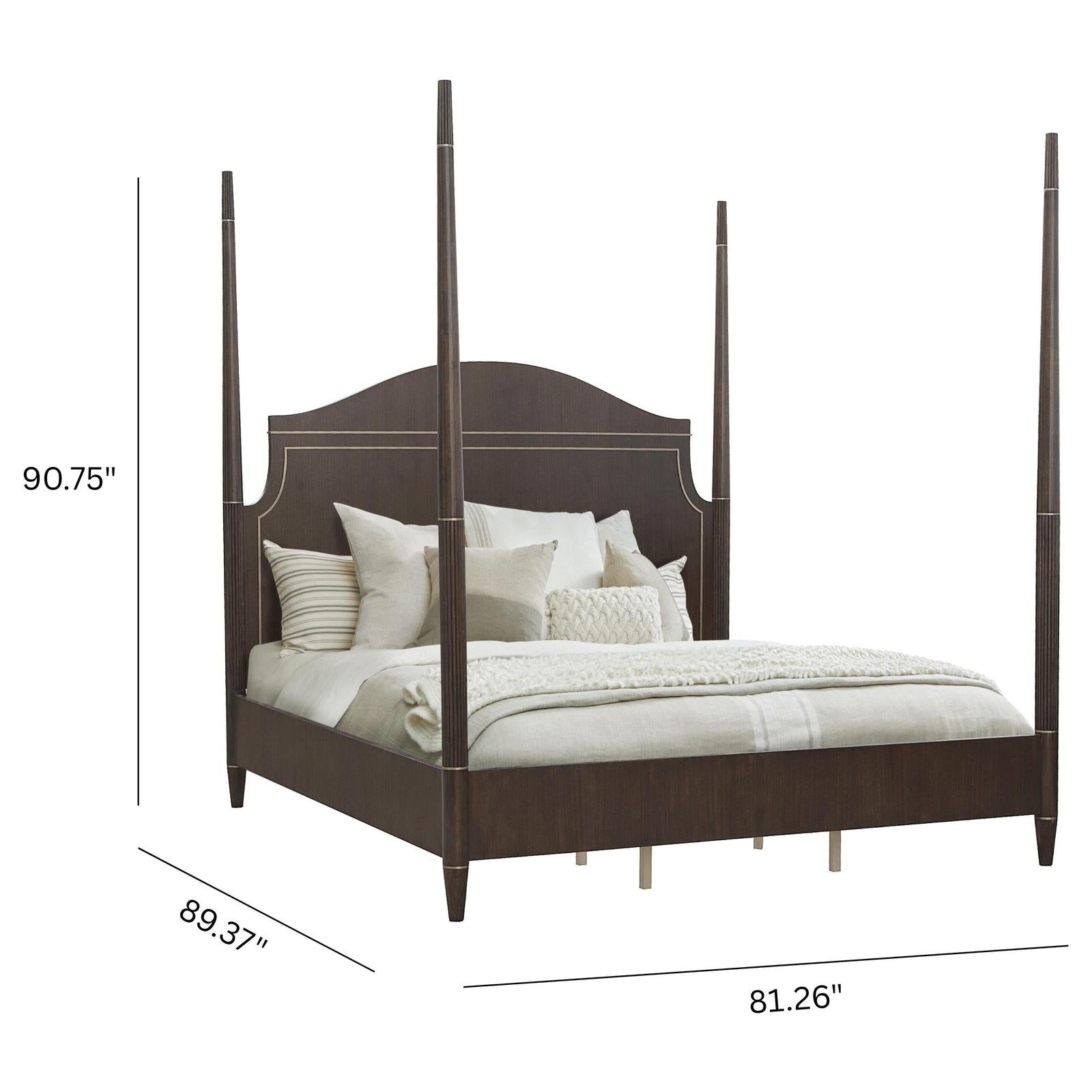 Pulaski Furniture Asher Park Piano Brown Poster Bed