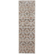 Feizy Mynka 39ICF Transitional Diamond in Tan/Taupe/Ivory