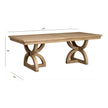 Magnussen Home Coventry Honey Maple Dining Table