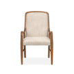 Magnussen Home Woodward Dark Clove Wood Slat Back Arm Chair Two Pack