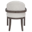 Pulaski Furniture Anderson Park Moose Trail And Frontier Brown Upholstered Dining Host Chair