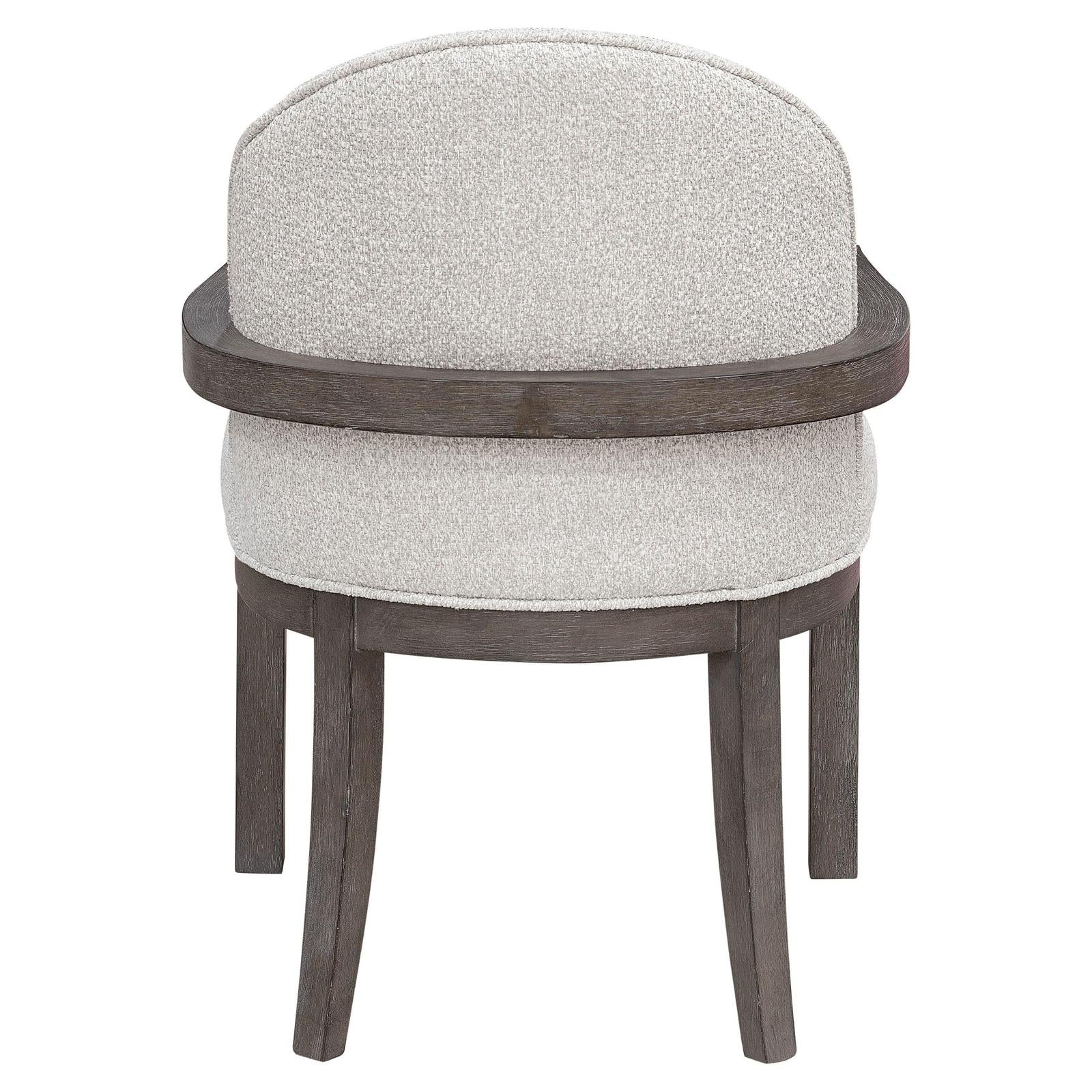 Pulaski Furniture Anderson Park Moose Trail And Frontier Brown Upholstered Dining Host Chair