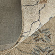 Feizy Springfield 8A48F Transitional Floral & Botanical Rug in Ivory/Tan/Gray