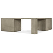 Hooker Furniture Linville Falls Corner Desk with Lateral File and Open Desk Cabinet
