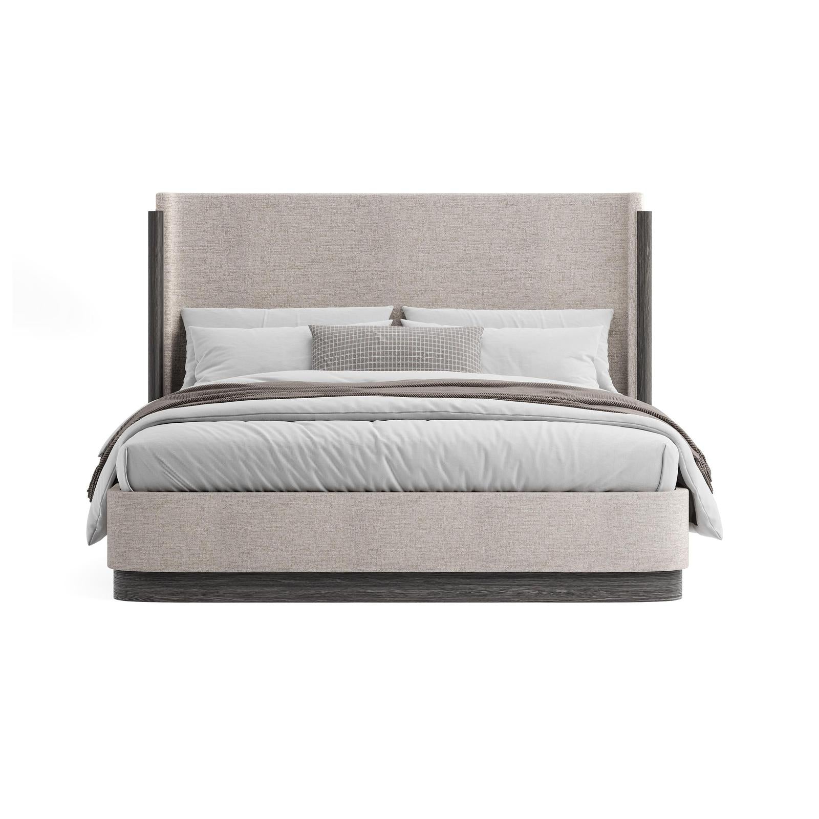 Magnussen Home Keaton Black Upholstered Panel Bed