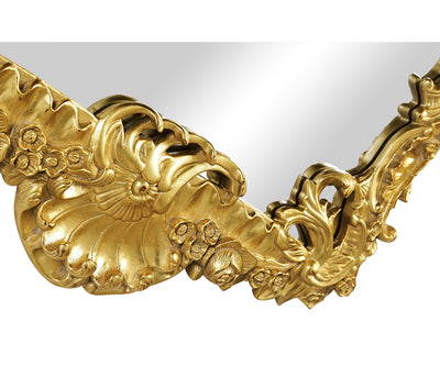 Jonathan Charles Finely Carved and Gilded Rococo Style Mirror