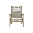 Sunset West Coastal Teak Cushionless Highback Chair