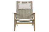 Sunset West Coastal Teak Cushionless Highback Chair