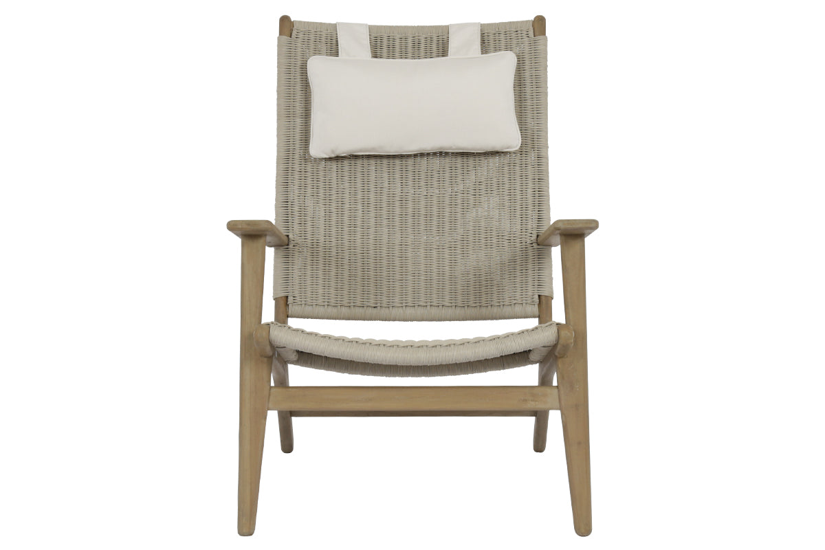 Sunset West Coastal Teak Cushionless Highback Chair