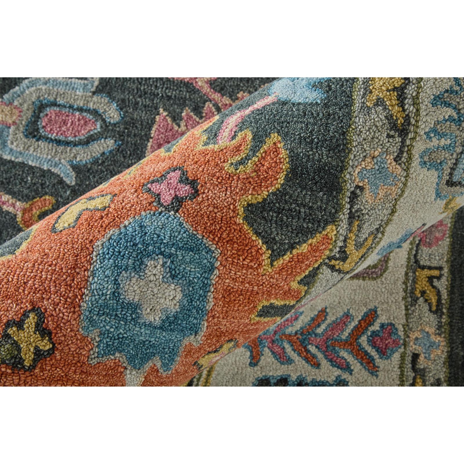 Feizy Springfield 8A47F Traditional Floral & Botanical, Gray/Ivory/Blue, 12' x 15' Rug