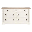 Magnussen Home Kingston Whisper White & Cerused Nutmeg Drawer Dresser