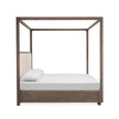 Magnussen Home Westbourne Dark Umber Upholstered Poster Bed