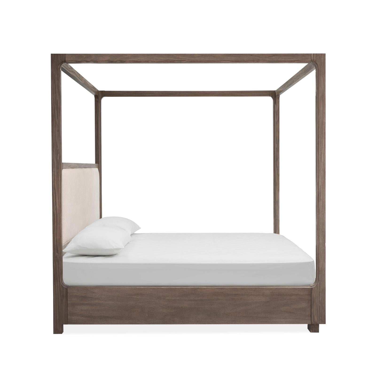 Magnussen Home Westbourne Dark Umber Upholstered Poster Bed