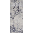Feizy Laina 39G8F Transitional Abstract in Ivory/Blue