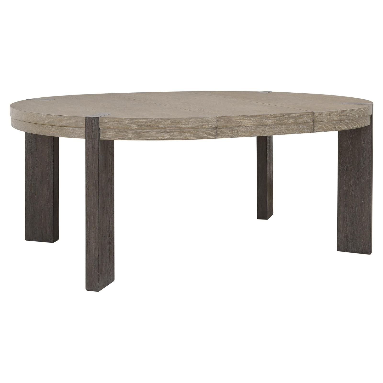 Pulaski Furniture Anderson Park Moose Trail And Frontier Brown Round Dining Table