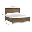Magnussen Home Lindon Belgian Wheat & Coffee Bean Bed