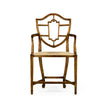 Jonathan Charles Aveburn Grey Fruitwood Arm Chair