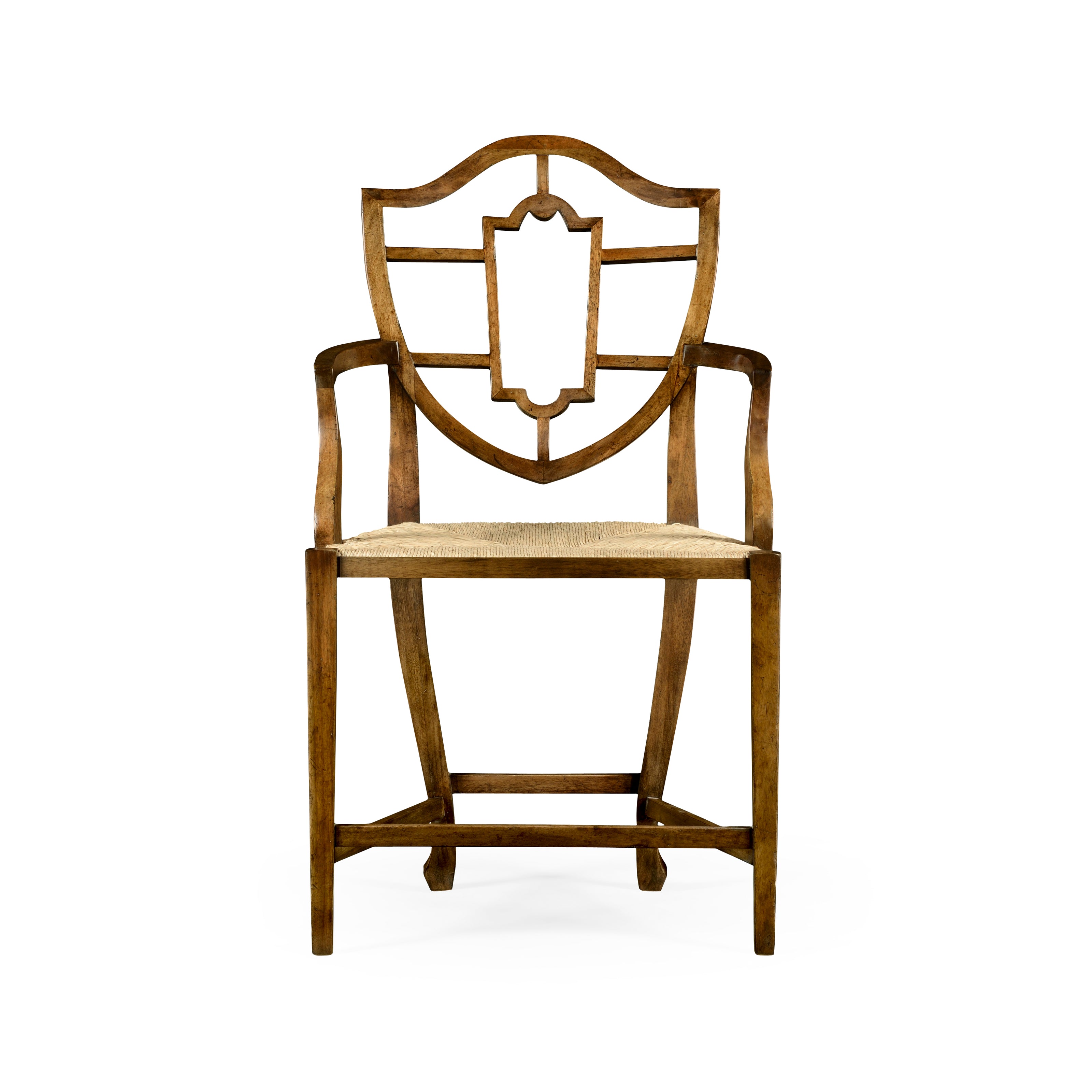 Jonathan Charles Aveburn Grey Fruitwood Arm Chair