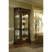 Pulaski Furniture PFC Curios Lighted Curio Curved Front 4 Shelf Cabinet