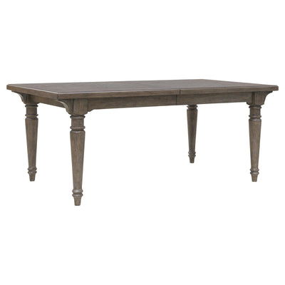 Pulaski Furniture Madison Ridge Natural Bark Extendable Leg Dining Table