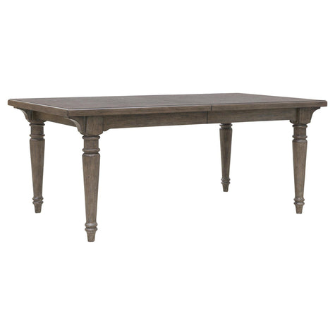 Pulaski Furniture Madison Ridge Natural Bark Extendable Leg Dining Table