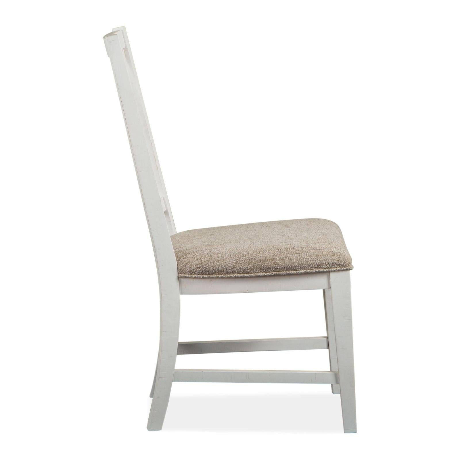 Magnussen Home Heron Cove Chalk White And Dovetail Grey Side Chair Set of 2