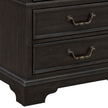 Pulaski Furniture Hickory Creek Brown Velvet 3 Drawer Nightstand