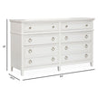 Magnussen Home Juniper Hill Whisper White Double Drawer Dresser