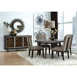 Magnussen Home Ryker Nocturn Black & Coventry Grey Dining Table