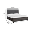 Magnussen Home Merrifield Raisin Black Panel Bed