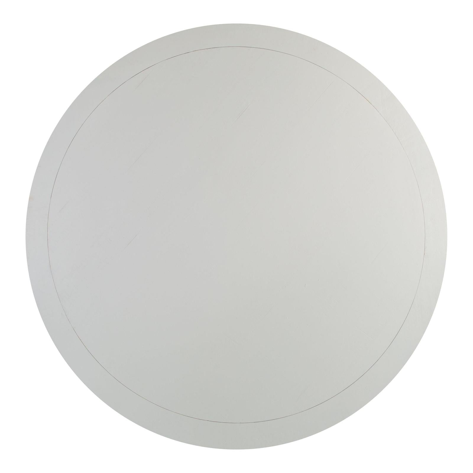 Magnussen Home Heron Cove Chalk White And Dovetail Grey Round Dining Table