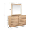 Magnussen Home Brentwood Heights Provincial Brown Double Drawer Dresser