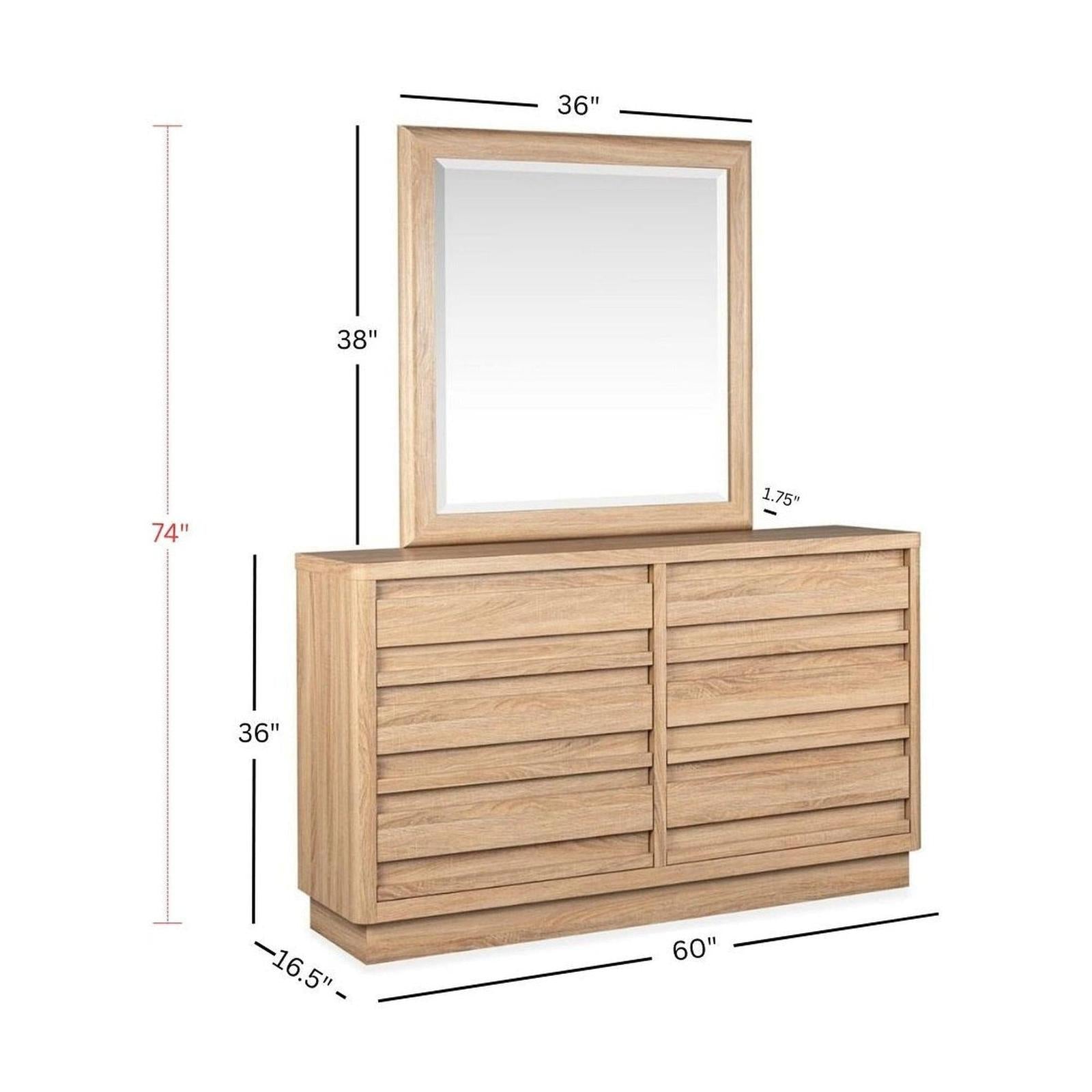 Magnussen Home Brentwood Heights Provincial Brown Double Drawer Dresser